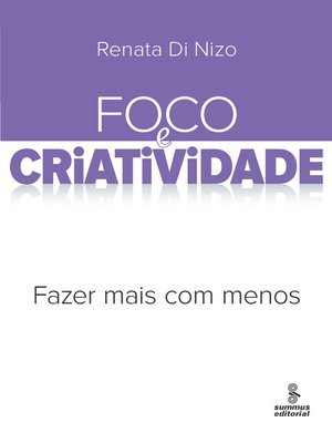 cover image of Foco e criatividade